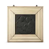 A rare bronze bas relief 'the fortune teller' dated 1904 by Robert Anning Bell, 1904, Bronze with a dark brown patina, sold Jun 2024