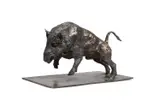 Running boar by Martin Knowelden, Bronze, sold Jun 2024