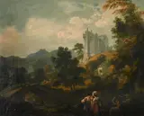 Castle campbell. clackmannanshire by Julius Caesar Ibbetson, Oil on canvas, a pair Each, sold Jun 2024