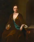 Portrait of anne bodvel, née davies by Michael Dahl, Oil on canvas Transcribed to the reline 'Mrs Dodvell of Bodven, Dahl Pinxt', sold Jun 2024