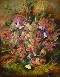 Bell heather by Albert Durer Lucas, Oil on canvas, sold Jun 2024