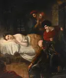The captivity of joan of arc by John Archibald Casey, Oil on canvas, sold Jun 2024