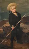 The young sailor by James Sant, Oil on canvas, sold Jun 2024