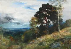In rothiemurchus forest by John MacWhirter, Oil on canvas, offered Jun 2024