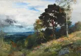 In rothiemurchus forest by John MacWhirter, Oil on canvas, offered Jun 2024