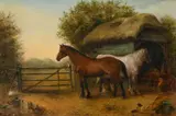 Farmyard friends by Edwin Frederick Holt, Oil on canvas, offered Jun 2024