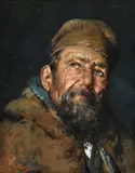 A pensive italian by Vincenzo Irolli, Oil on canvas, sold Jun 2024