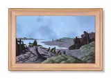 The estuary by Tristram Hillier, Oil on canvas, sold Jun 2024