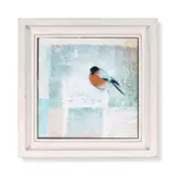Bullfinch in winter by Jane Skingley, 2014, Oil on board, sold Jun 2024