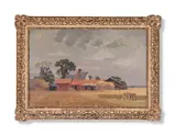 Church farm, wenhaston by Allan Gwynne-Jones, 1936, Oil on canvas, sold Jun 2024