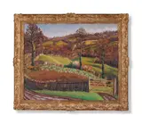 Near burwash, sussex by Cedric Morris, 1928, Oil on canvas, sold Jun 2024