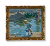 Paddling by Dorothea Sharp, Oil on board, sold Jun 2024