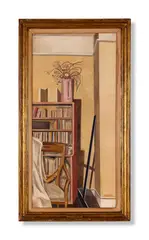 Studio interior by Paul Nash, 1930, Oil on canvas, sold Jun 2024