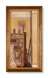 Studio interior by Paul Nash, 1930, Oil on canvas, sold Jun 2024