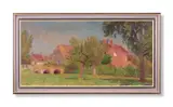 Coombe bissett by Henry Lamb, Oil on canvas, sold Jun 2024