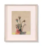 Poppy heads by Nicholas Turner, Oil on board, sold Jun 2024