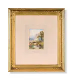 Cambuskenneth abbey by Myles Birket Foster, Watercolour and bodycolour, sold Jun 2024