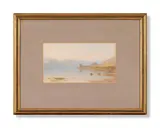 A scottish landscape by George Arthur Fripp, Watercolour and bodycolour, sold Jun 2024