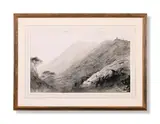 Turbia (la turbie) by Edward Lear, Pen and grey wash, sold Jun 2024