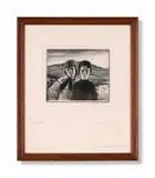 The west of ireland by Gerald Brockhurst, Etching, sold Jun 2024