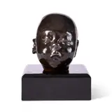 Baby asleep by Jacob Epstein, Bronze, sold Jun 2024