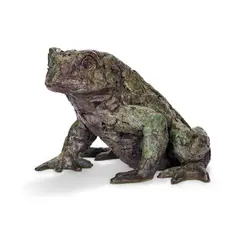 Toad by Hamish Mackie, 2007, Bronze with green patina, sold May 2024