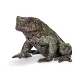 Toad by Hamish Mackie, 2007, Bronze with green patina, sold May 2024