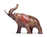 Elephant by Sergio Bustamante, bronze, sold May 2024