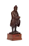 Olaf poulsen as 'per degn' by Axel Thilson Locher, 1917, Bronze, sold May 2024