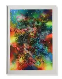 Night in motion by Paul McDevitt, 2004, acrylic, sold Apr 2024