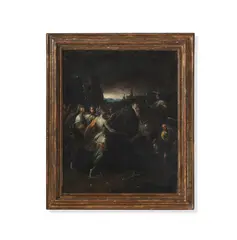 Donducci by Giovanni Andrea de Ferrari, Oil on canvas, sold Apr 2024