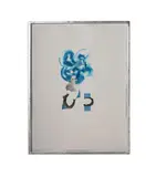 Blue in fur by Lorna Simpson, 2013, Ink and collage on paper, sold Apr 2024