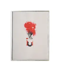 Redd by Lorna Simpson, 2013, Ink and collage on paper, sold Apr 2024