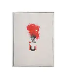 Redd by Lorna Simpson, 2013, Ink and collage on paper, sold Apr 2024