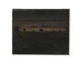 Landscape by Joe Andoe, 1988, Oil on canvas, sold Apr 2024