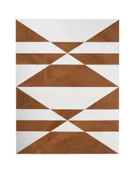 To be titled (additive painting 97) by Mark Hagen, Acrylic on burlap over panel, sold Apr 2024