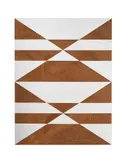 To be titled (additive painting 97) by Mark Hagen, Acrylic on burlap over panel, sold Apr 2024