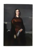 Portrait of madame eyquem by Anna Pichon, Oil on canvas, sold Apr 2024