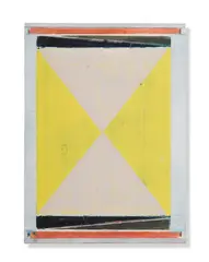 Tafel (pft 91) by Pius Fox, 2013, Oil on paper laid to board, sold Apr 2024
