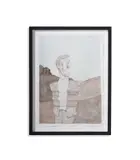 Alec on ilkley moor by Liam Walker, 2016, Pencil and watercolour on paper, sold Apr 2024