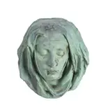 Head of a nun by Edwin Whitney-Smith, 1909, Bronze with green patina, offered Apr 2024