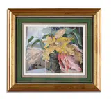 Les tulipes by Sergei Chekhonin, Gouache, offered Apr 2024