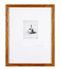 Stilton by Euan Uglow, Etching, sold Apr 2024