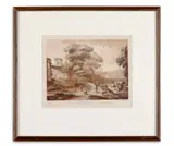 After claude lorrain by Richard Earlom, Engraving Published in, sold Apr 2024