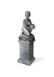 A rare carrara marble figure of isaac on the altar by Randolph Rogers, sculpture, sold Mar 2024