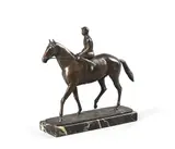 Trophy- york by John Skeaping, 1977, BRONZE, sold Mar 2024