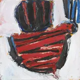Indian red & umber by Terry Frost, Oil on panel, offered Mar 2024
