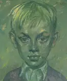 Head study, portrait of valentine lamb by Cecil Beaton, Oil on canvas, offered Mar 2024