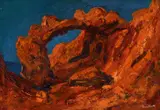 Rocher de l'esterel by Eugène Brouillard, Oil on board, offered Mar 2024