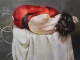 Esther - rear view by Robert Lenkiewicz, lithograph, sold Jul 2024